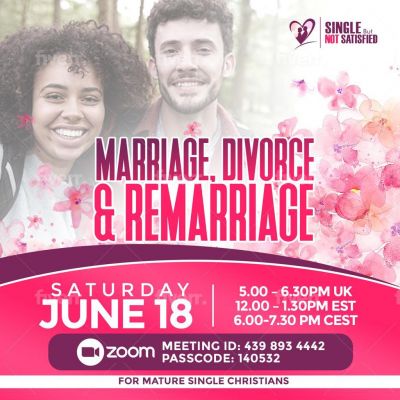 Marriage, Divorce and Remarriage 